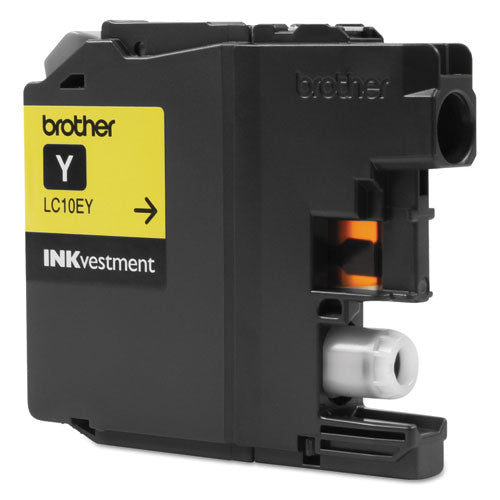BROTHER  INKvestment Super High-Yield Ink, 1,200 Page-Yield, Yellow - LC10EY