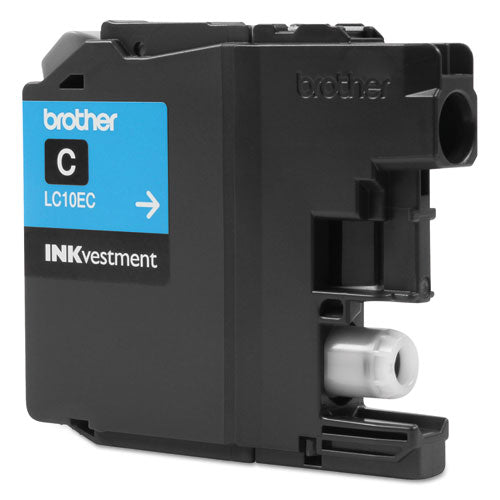 BROTHER INKvestment Super High-Yield Ink, 1,200 Page-Yield, Cyan - LC10EC BROTHER