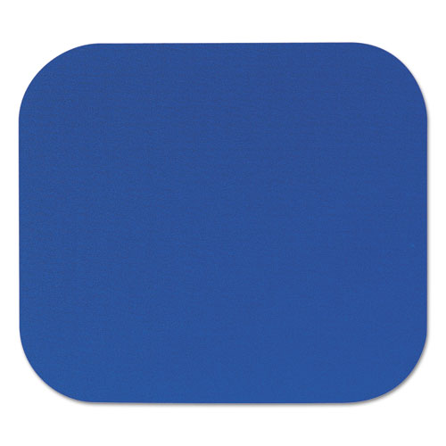 FELLOWES Polyester Mouse Pad, 9 x 8, Blue - 58021