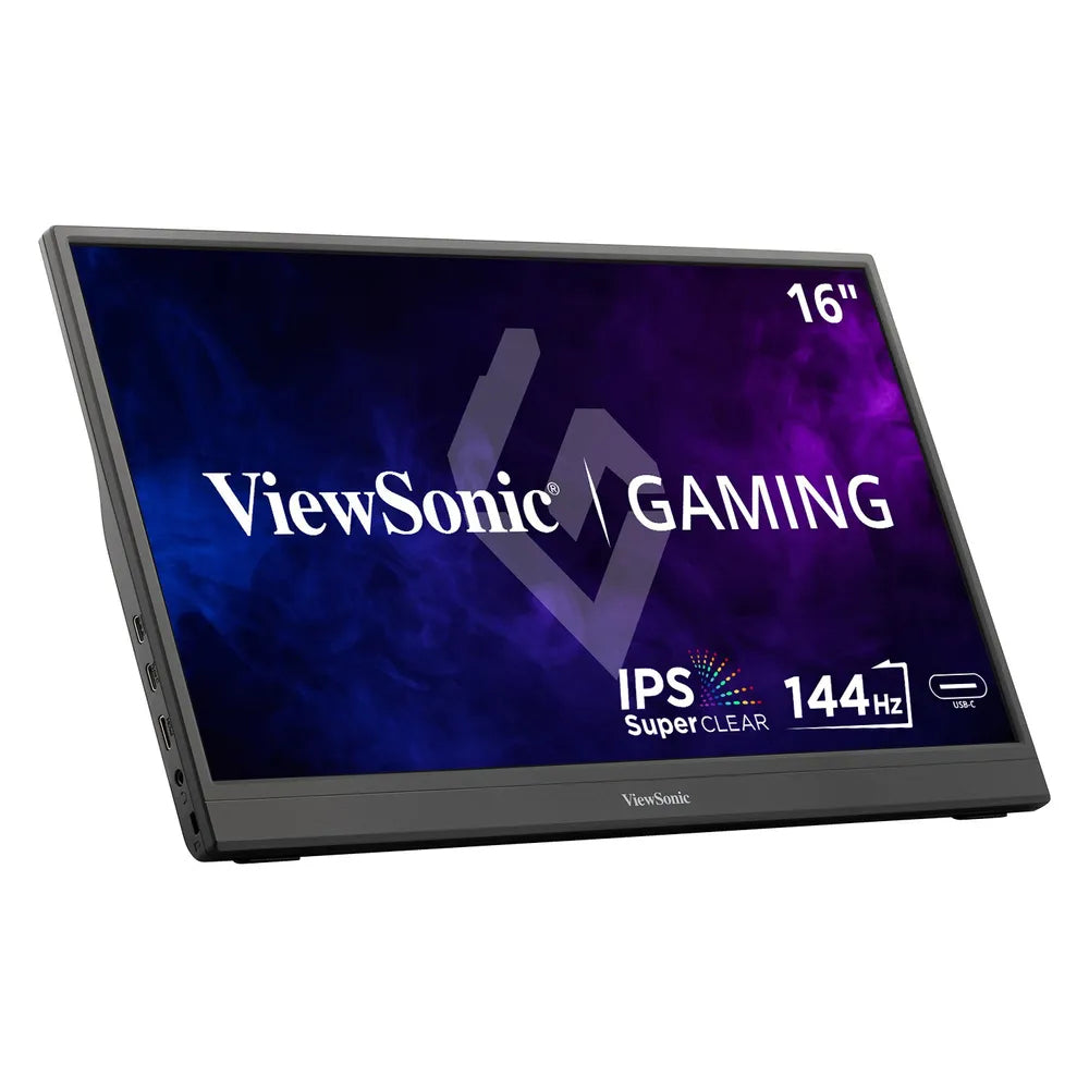 Viewsonic VX1654 portable TV/monitor Portable monitor Black 39.6 cm (15.6") LED 1920 x 1080 pixels - VX1654