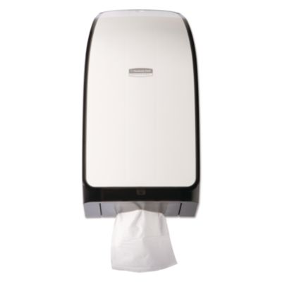 Hygienic Bathroom Tissue Dispenser, 7.38 x 6.38 x 13.75, White - 40407 C2G