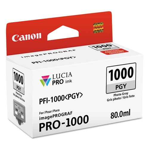 CANON (PFI-1000) Lucia Pro Ink, Photo Gray - 0553C002 CANON