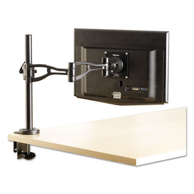 Professional Series Depth Adjustable Monitor Arm, 360 Degree Rotation, 37 Degree Tilt, 360 Degree Pan, Black, Supports 24 lb - 8041601