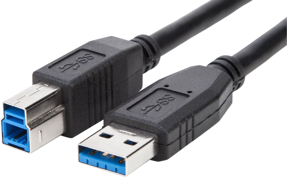 Targus 1m USB 3.0 USB cable USB 3.2 Gen 1 (3.1 Gen 1) USB A USB B 5 Gbit/s Black - ACC987USX