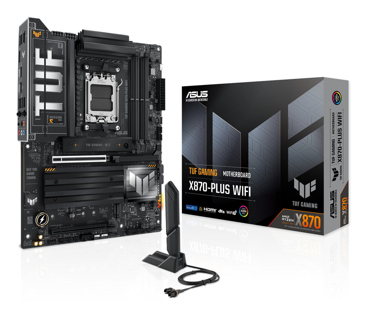 ASUS TUF GAMING X870-PLUS WIFI AMD X870 Socket AM5 ATX - TUF GAMING X870-PLUS WIFI