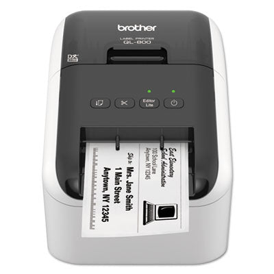 QL-800 High-Speed Professional Label Printer, 93 Labels/min Print Speed, 5 x 8.75 x 6 - QL800