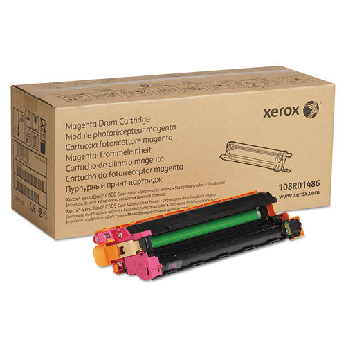 XEROX  Drum Unit, 40,000 Page-Yield, Magenta - 108R01486