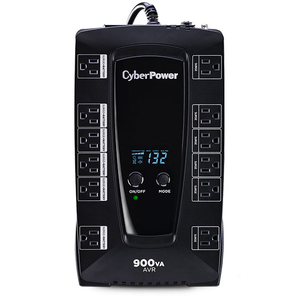 CyberPower AVRG900LCD uninterruptible power supply (UPS) Line-Interactive 0.9 kVA 480 W 12 AC outlet(s) - AVRG900LCD