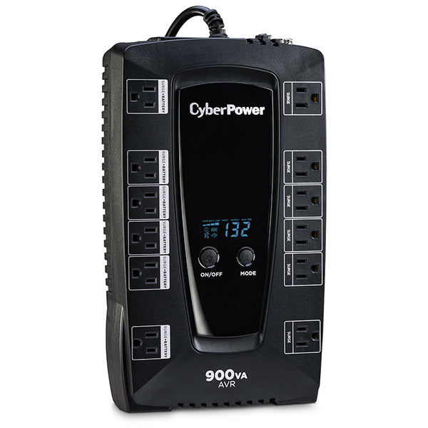 CyberPower AVRG900LCD uninterruptible power supply (UPS) Line-Interactive 0.9 kVA 480 W 12 AC outlet(s) - AVRG900LCD