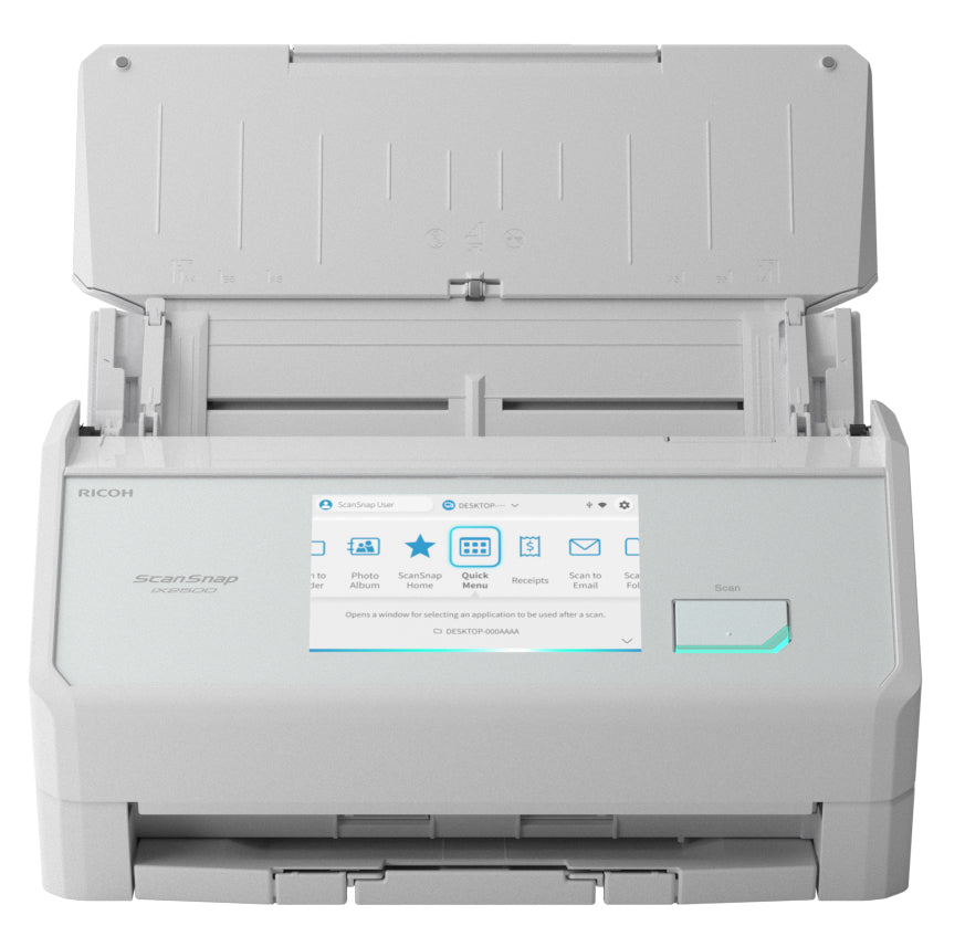 Ricoh ScanSnap IX2500 ADF scanner 600 x 600 DPI A4 White - PA03860-B205