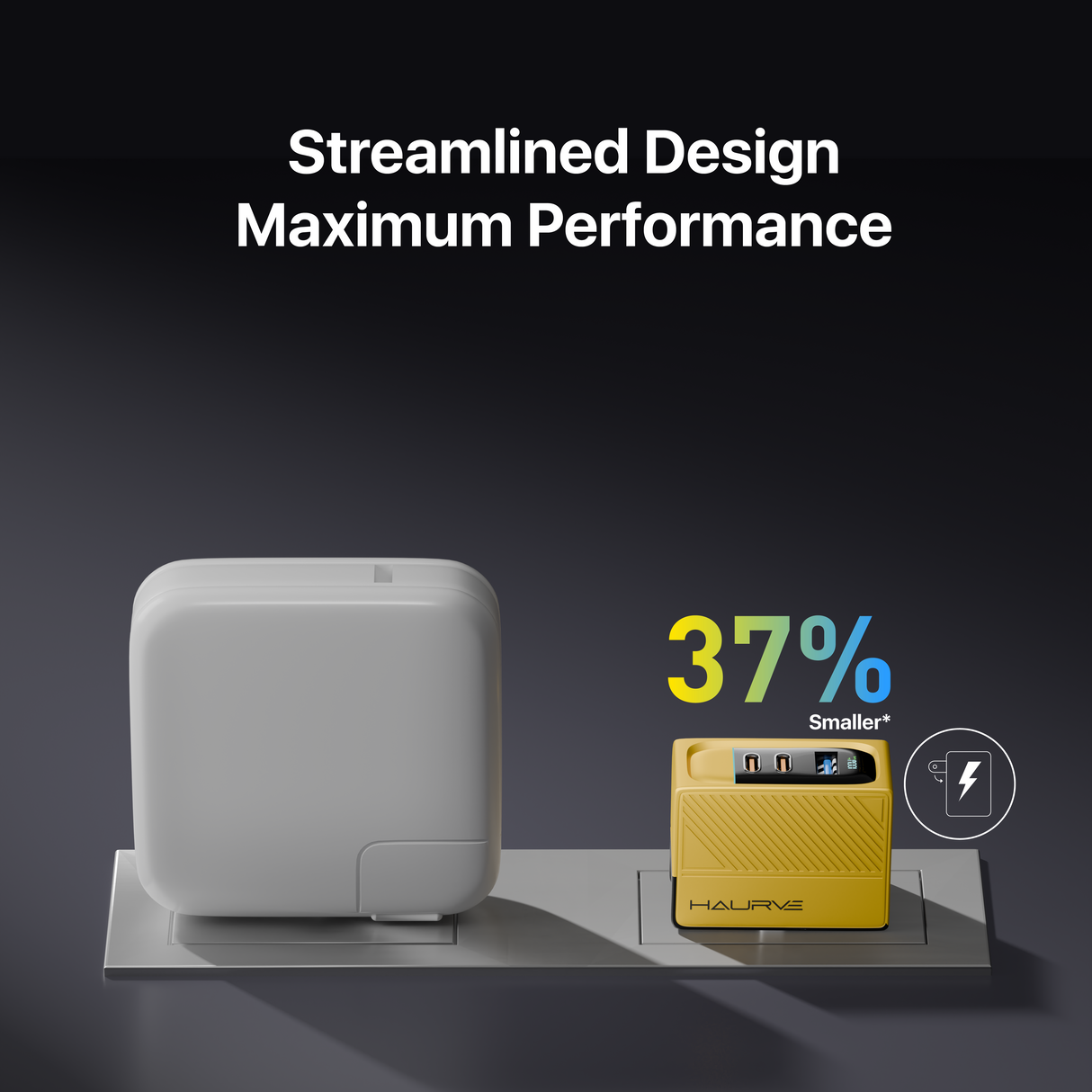 3 in 1 Multiport Wall Charger, 100W USB C Wall Charger, USB Fast Wall Charger Block, USB Charger Mul - HE1003US