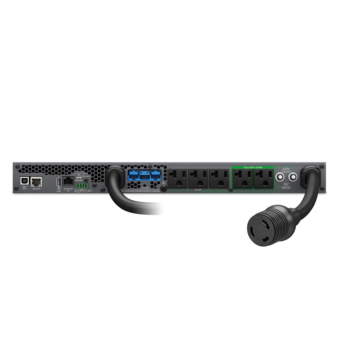 APC SRTL2K2RM1UNC uninterruptible power supply (UPS) Double-conversion (Online) 2.2 kVA 1950 W 6 AC outlet(s) - SRTL2K2RM1UNC