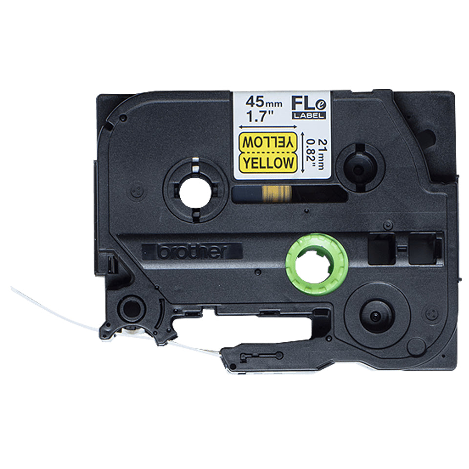 Brother FLE-6511 label-making tape Black on yellow - FLE6511