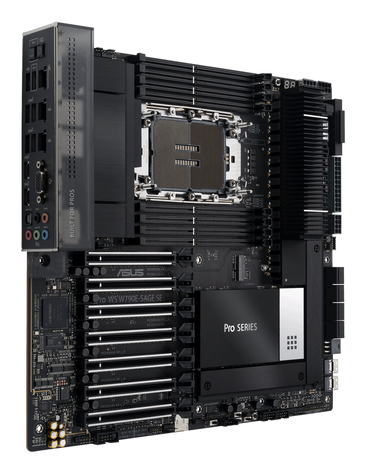 ASUS PRO WS W790E-SAGE SE Intel W790 LGA 4677 (Socket E) EEB - PROWSW790E-SAGESE