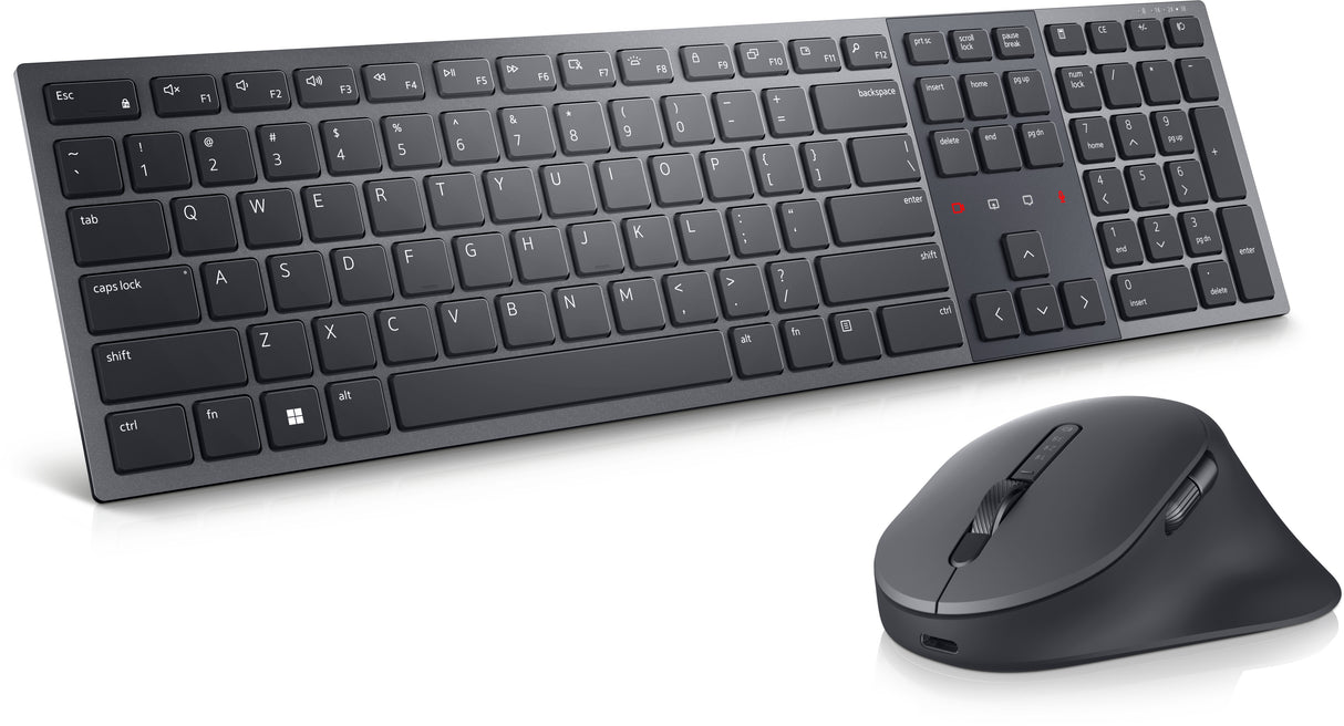 DELL KM900 keyboard Mouse included Office RF Wireless + Bluetooth QWERTY US English Graphite - KM900-GR-US
