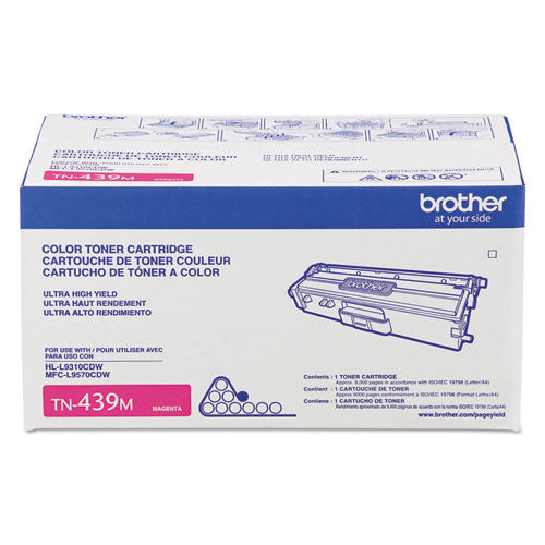 BROTHER Ultra High-Yield Toner, 9,000 Page-Yield, Magenta - TN439M