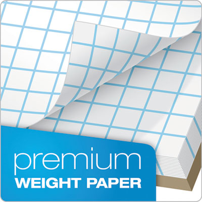 Quadrille Pads, Quadrille Rule (5 sq/in), (50) White 8.5 x 11 Sheets - 33051 C2G