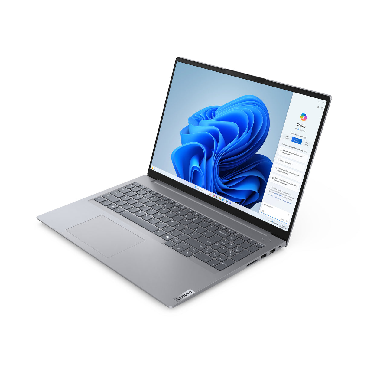 Lenovo ThinkBook 16 G7 ARP AMD Ryzen™ 5 7535HS Laptop 40.6 cm (16") WUXGA 16 GB DDR5-SDRAM 512 GB SSD Wi-Fi 6 (802.11ax) Windows 11 Pro US English Grey - 21MW0037US LENOVO
