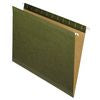 Reinforced Hanging File Folders, Letter Size, Straight Tabs, Standard Green, 25/Box - 04152 C2G