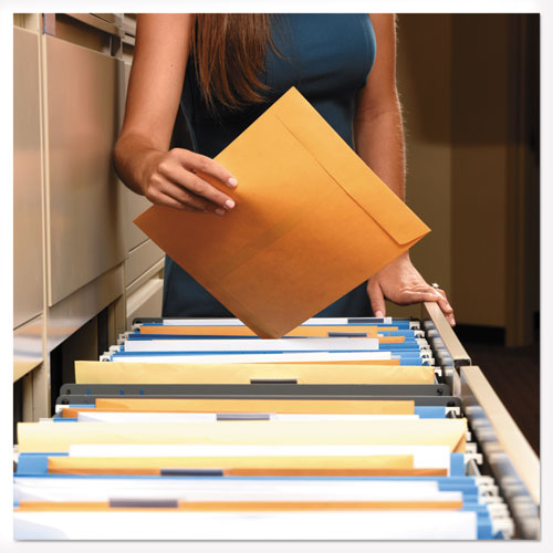 C2G Redi-Seal Catalog Envelope, #1, Cheese Blade Flap, Redi-Seal Adhesive Closure, 6 x 9, Brown Kraf - 43167