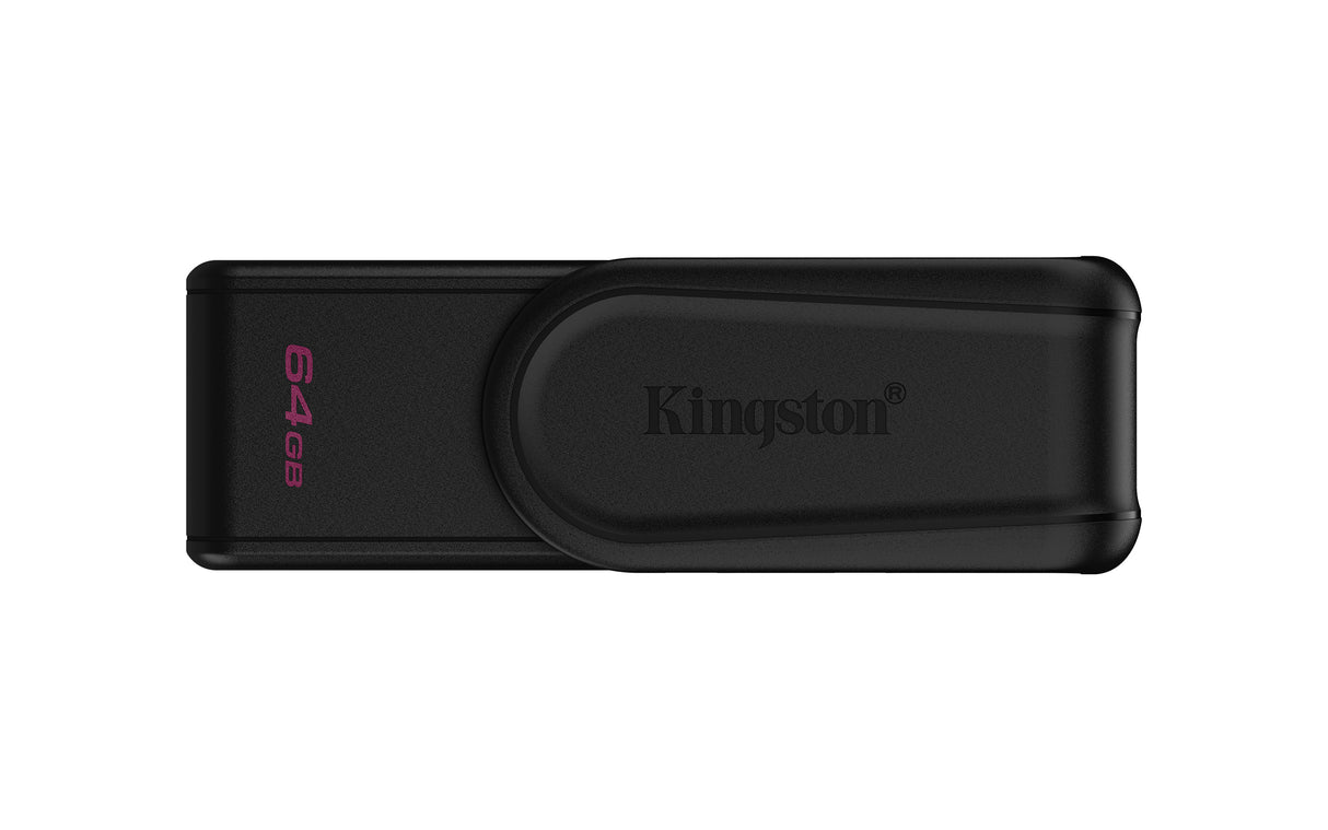 Kingston Technology DataTraveler 64GB Portable USB 3.2 Gen 1 Exodia S (Black/Black) - DTXS/64GB