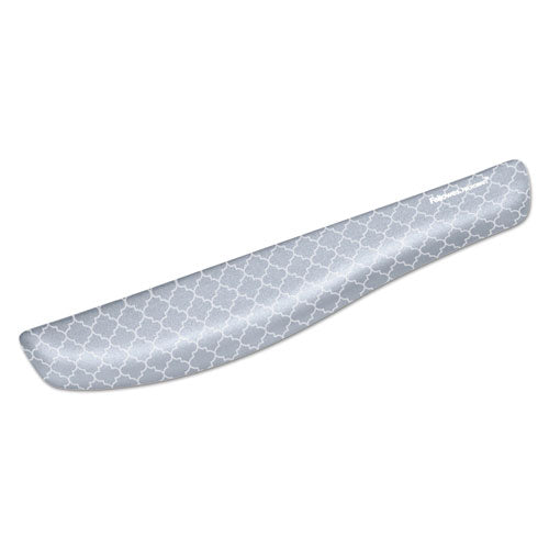 FELLOWES PlushTouch Keyboard Wrist Rest with FoamFusion Technology, 18.12 x 3.19, Lattice Design - 9549801