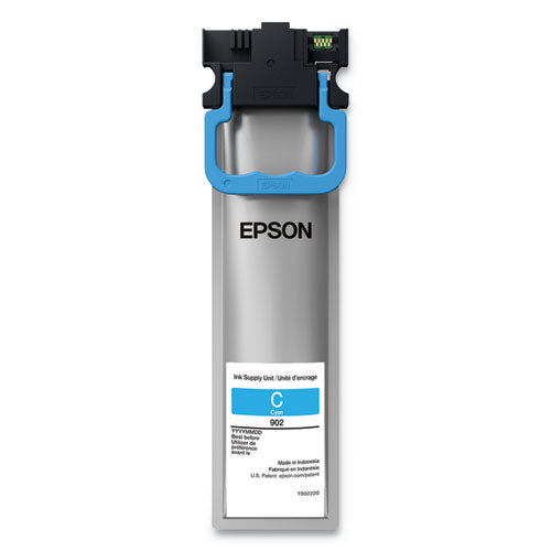 EPSON (902) DURABrite Ultra Ink, 3000 Page-Yield, Cyan - T902220