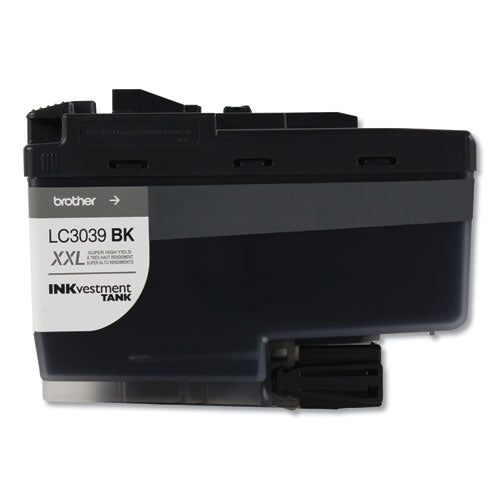 BROTHER  INKvestment Ultra High-Yield Ink, 6,000 Page-Yield, Black - LC3039BK