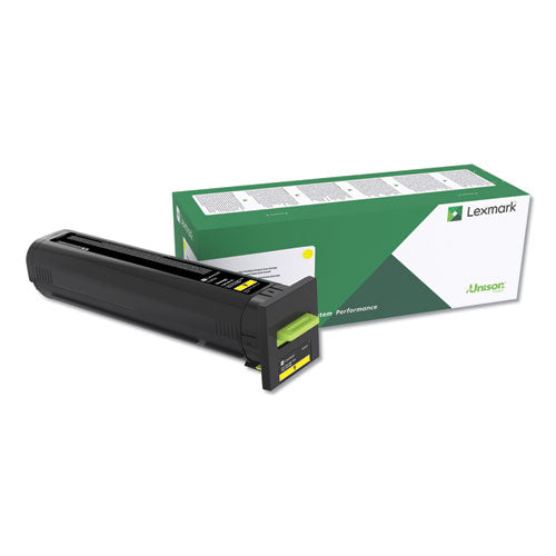 LEXMARK Return Program Unison Extra High-Yield Toner, 22,000 Page-Yield, Yellow - 72K1XY0