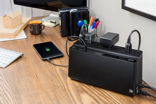 APC BE600M1 uninterruptible power supply (UPS) Standby (Offline) 0.6 kVA 330 W 7 AC outlet(s) - BE600M1