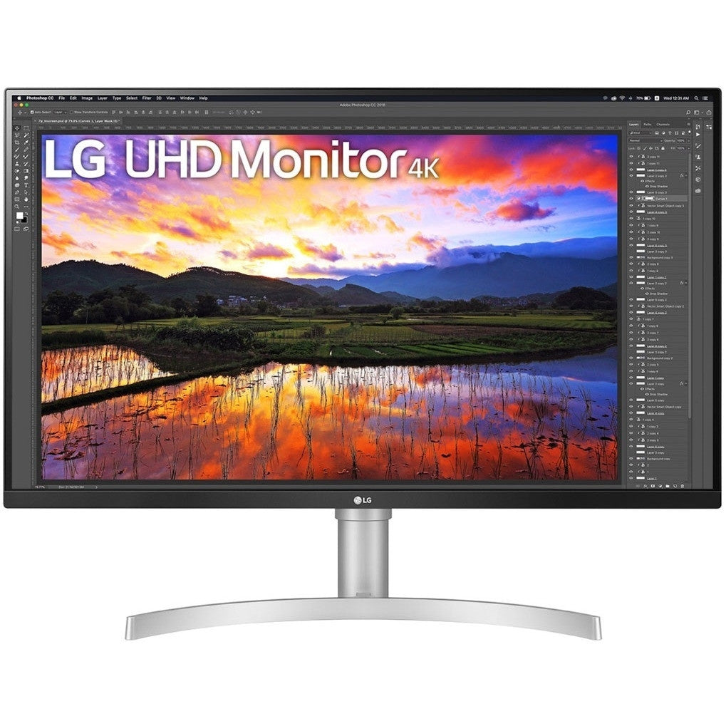 LG 31.5” IPS HDR 4K Ultra HD Monitor with Ergonomic Design 32BN67U-B LG
