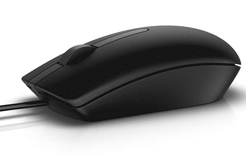 DELL MS116 mouse Office Ambidextrous USB Type-A Optical 1000 DPI - MS116-BK DELL