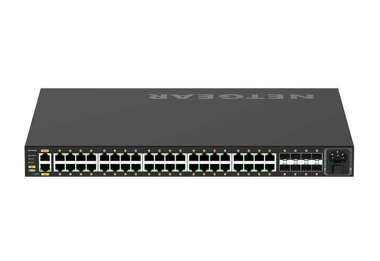 NETGEAR GSM4248PX Managed L2/L3/L4 Gigabit Ethernet (10/100/1000) Power over Ethernet (PoE) 1U Black - GSM4248PX-100NAS