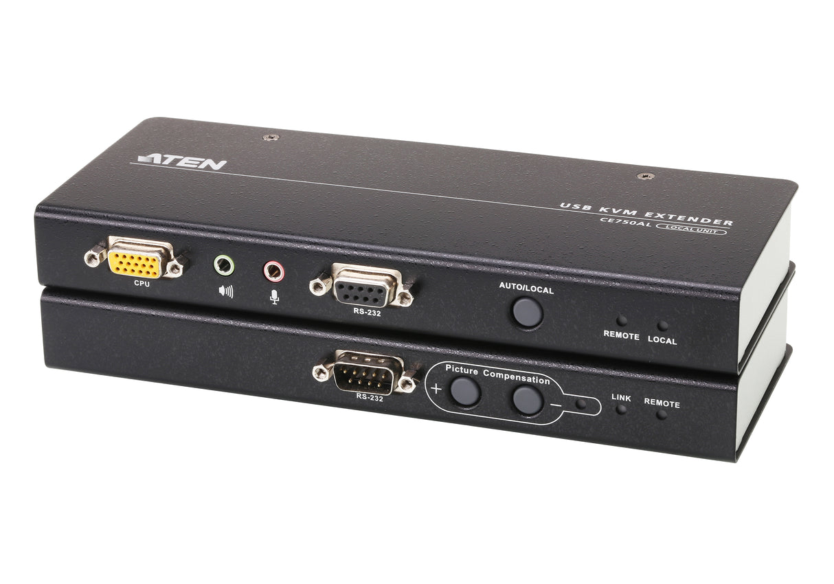 ATEN USB VGA KVM Extender with Audio and RS-232 (200m) - CE750A