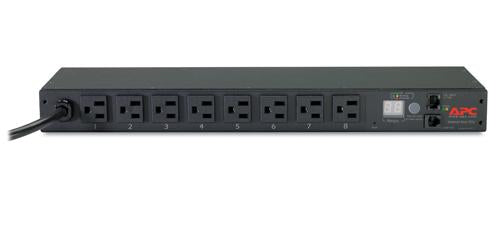 APC AP7800B power distribution unit (PDU) 8 AC outlet(s) 1U Black - AP7800B
