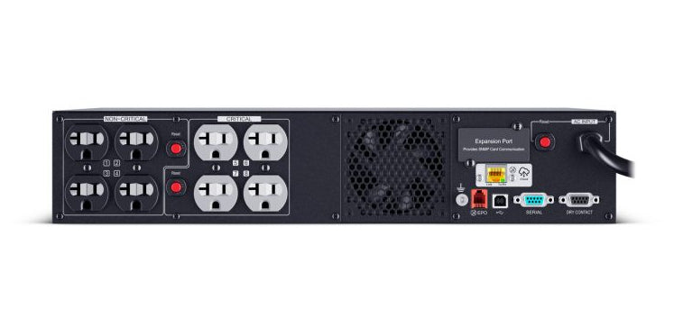 CyberPower Smart App Sinewave uninterruptible power supply (UPS) Line-Interactive 2 kVA 2000 W 8 AC outlet(s) - PR2000RT2UC