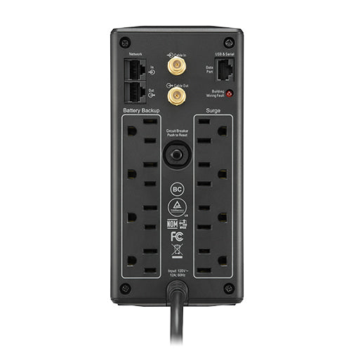 APC BX850M uninterruptible power supply (UPS) Line-Interactive 0.85 kVA 510 W 8 AC outlet(s) - BX850M