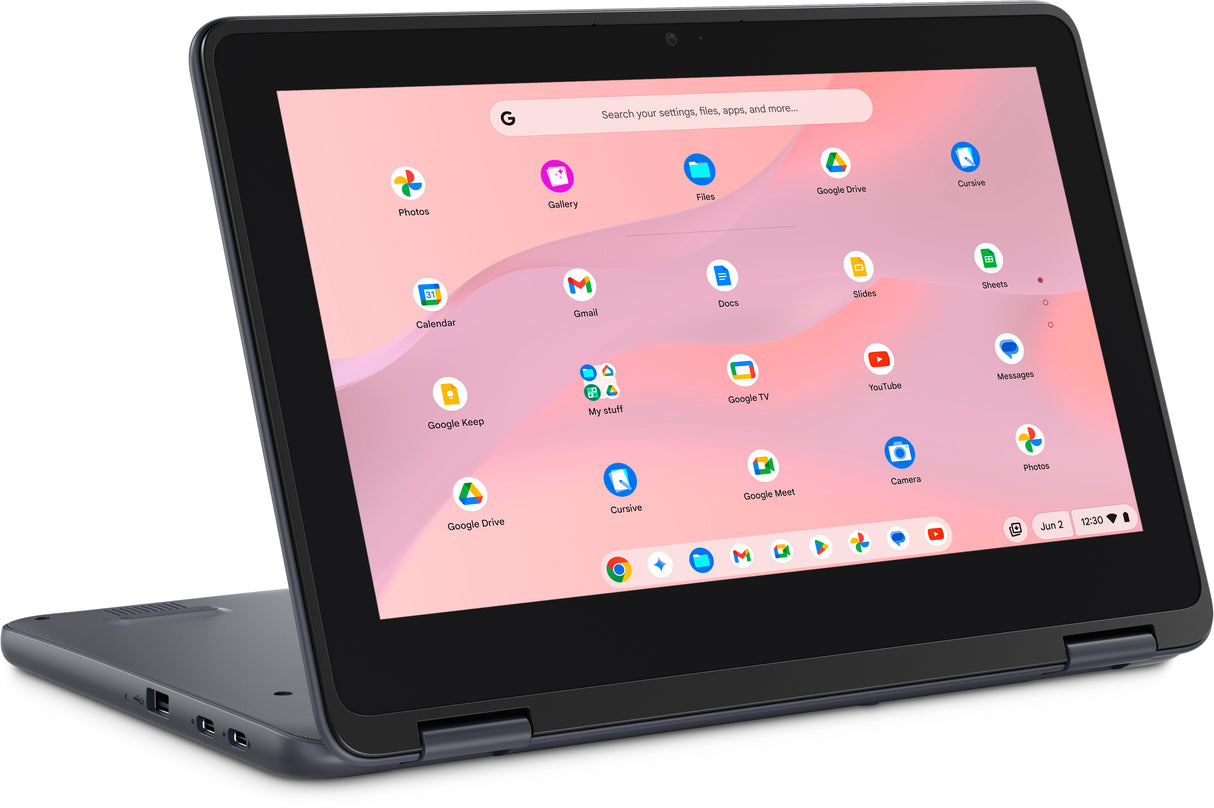 DELL Chromebook CC11260 2-in-1 Intel® N N150 Hybrid (2-in-1) 29.5 cm (11.6") Touchscreen HD 4 GB LPDDR5-SDRAM 64 GB eMMC Wi-Fi 6E (802.11ax) ChromeOS Grey - TPVH4