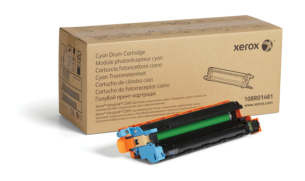 Xerox Cyan Drum Cartridge (40,000 Yield) - 108R01481