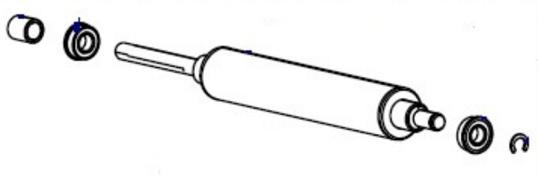 Zebra P1083347-012 printer roller Printer transfer roller - P1083347-012