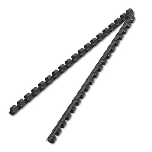 FELLOWES Plastic Comb Bindings for 11 x 8.5 Documents, 19 Rings, 0.38" (55-Sheet) Capacity, Navy Blu - 52505