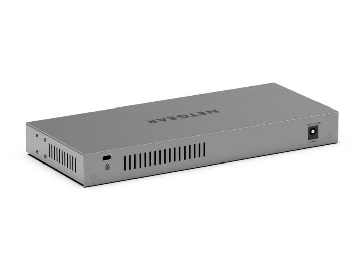 NETGEAR GS108X Unmanaged L2 Gigabit Ethernet (10/100/1000) Grey - GS108X-100NAS