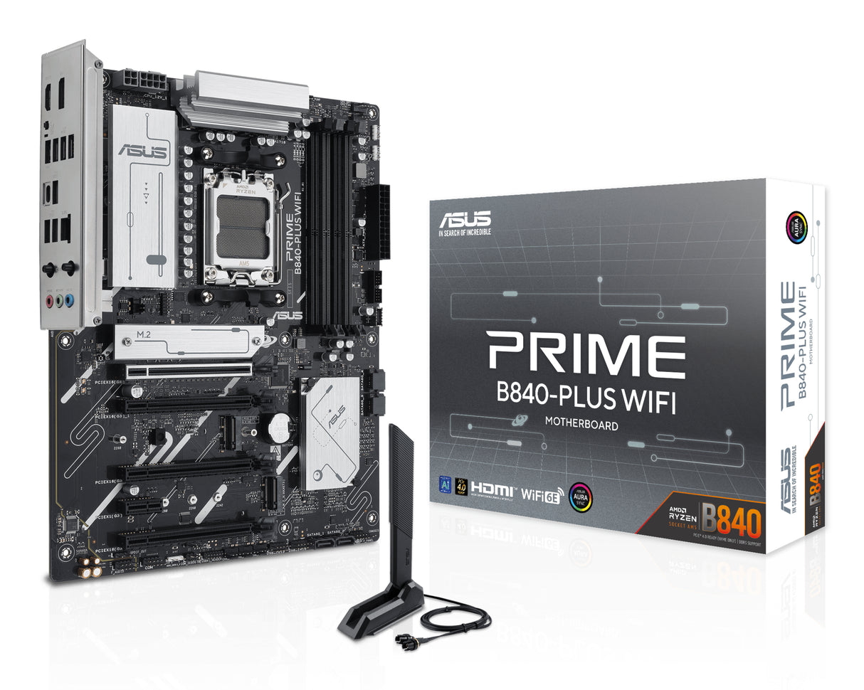 ASUS PRIME B840-PLUS WIFI AMD B840 Socket AM5 ATX - PRIME B840-PLUS WIFI