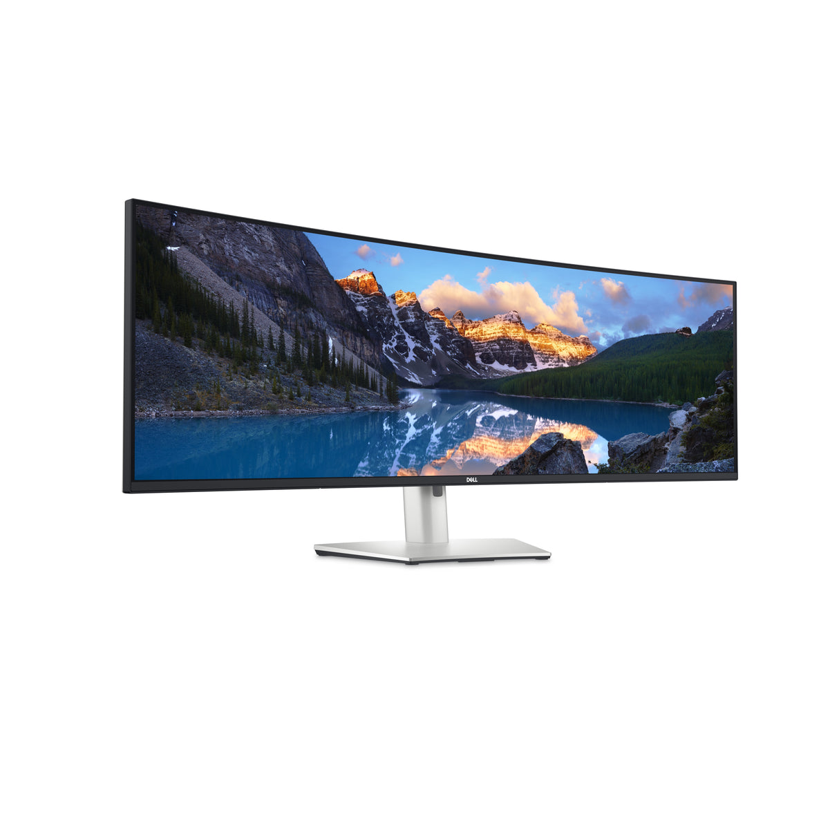 DELL UltraSharp U4924DW LED display 124.5 cm (49") 5120 x 1440 pixels 5K Ultra HD LCD Black, Silver - DELL-U4924DW