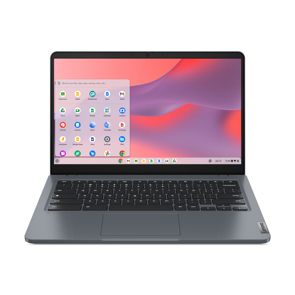 Lenovo 14e Chromebook Gen 3 N100 35.6 cm (14") Full HD 8 GB LPDDR5-SDRAM 64 GB eMMC Wi-Fi 6E (802.11ax) ChromeOS Grey - 82W6003DUS LENOVO