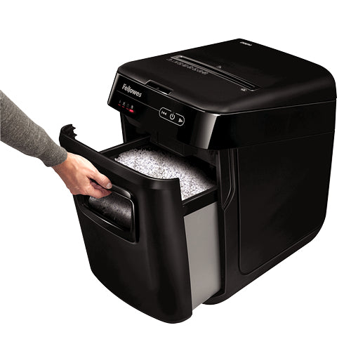 Fellowes 4656201 paper shredder Micro-cut shredding 22.8 cm Black - 4656201