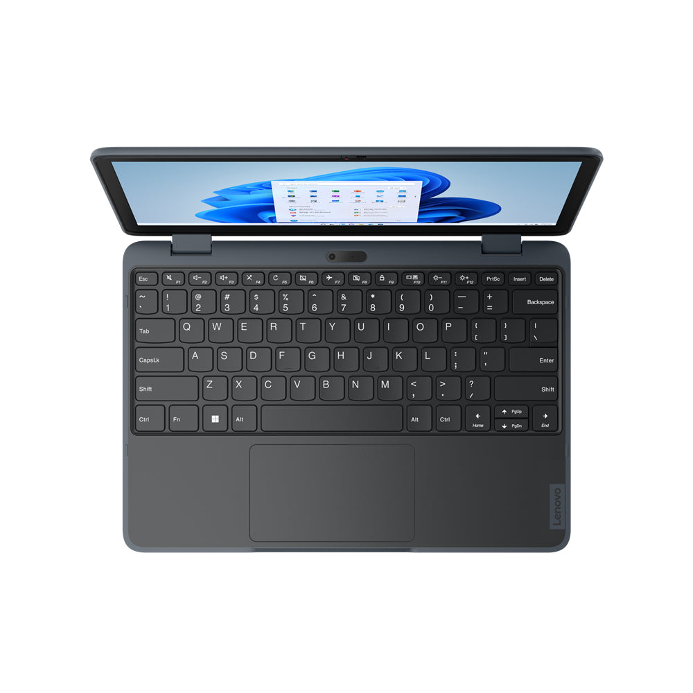 Lenovo 300w Yoga Gen 4 Intel® N N200 Hybrid (2-in-1) 29.5 cm (11.6") Touchscreen HD 8 GB LPDDR5-SDRAM 128 GB SSD Wi-Fi 6 (802.11ax) Windows 11 Pro US English Grey - 82VM0018US