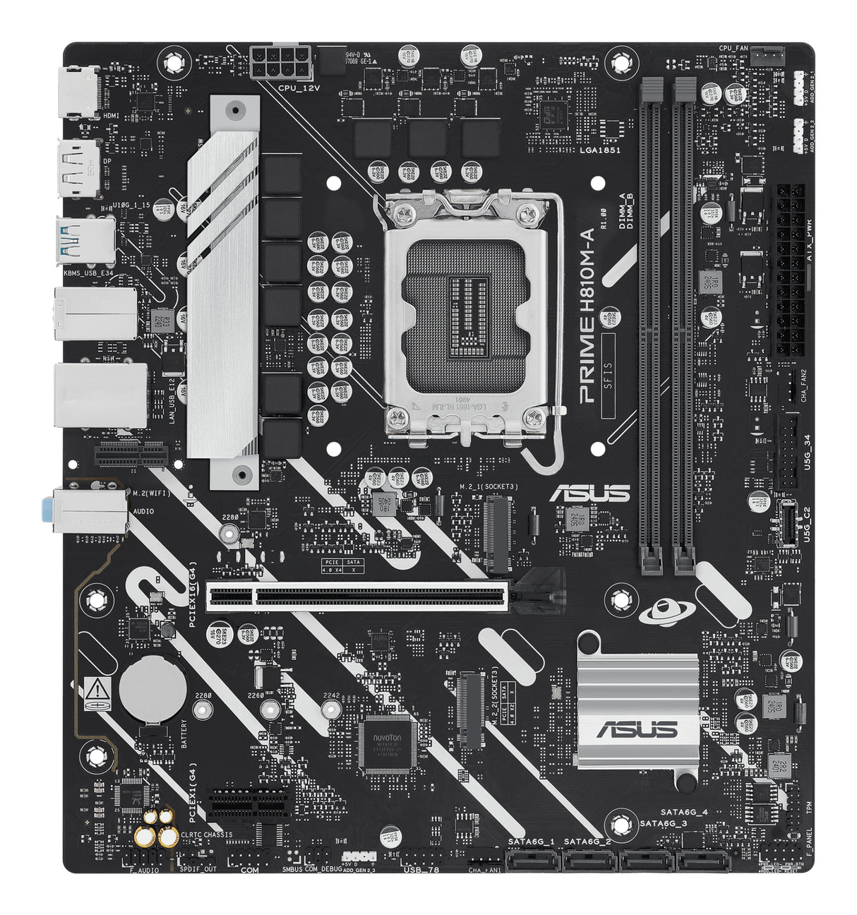 ASUS PRIME H810M-A-CSM Intel H810 LGA 1851 (Socket V1) micro ATX - PRIME H810M-A CSM ASUS