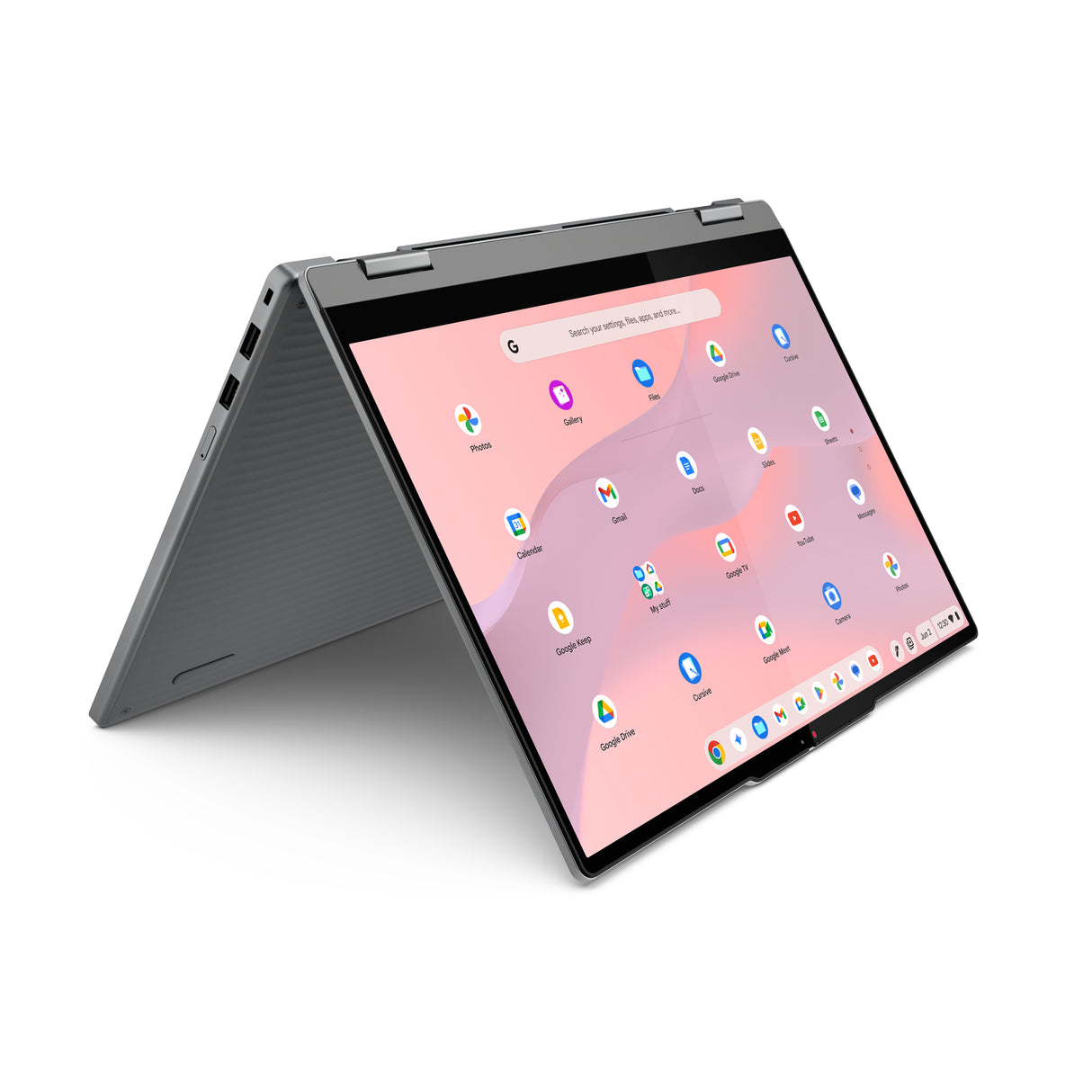 Lenovo Chrome 2in1 14IRU10 Intel Core 7 250U Chromebook 35.6 cm (14") Touchscreen WUXGA 16 GB 512 GB SSD Wi-Fi 6E (802.11ax) ChromeOS Grey - 83LL000GUS