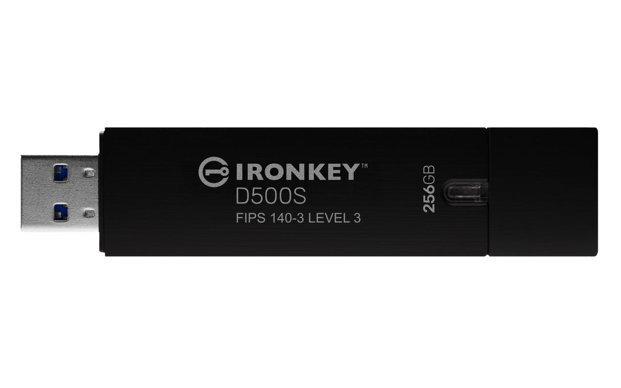 Kingston Technology IronKey 256GB D500S FIPS 140-3 Lvl 3 AES-256 - IKD500S/256GB
